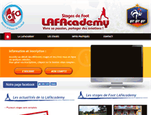 Tablet Screenshot of lafacademy.fr